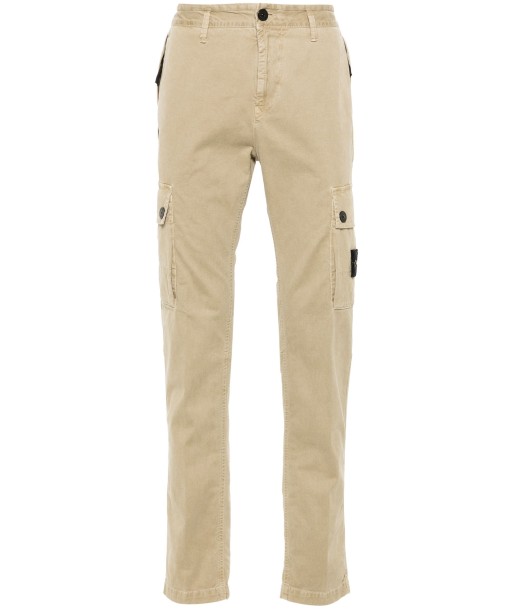 Stone Island - Pantalon cargo slim biscuit Fin de série