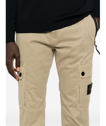 Stone Island - Pantalon cargo slim biscuit Fin de série