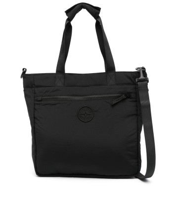 STONE ISLAND - TOTE BAG NOIR solde