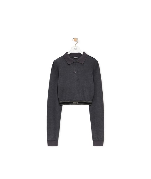 LOEWE - LONG SLEEVE CROPPED POLO online