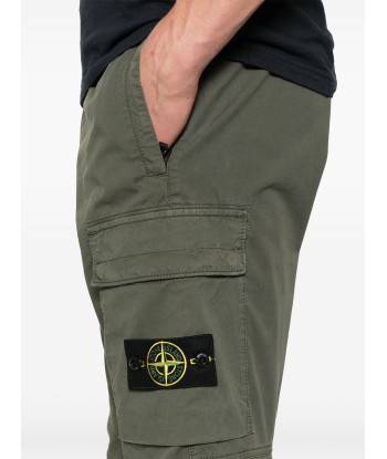 Stone Island - Pantalon cargo regular tapered kaki meilleur choix