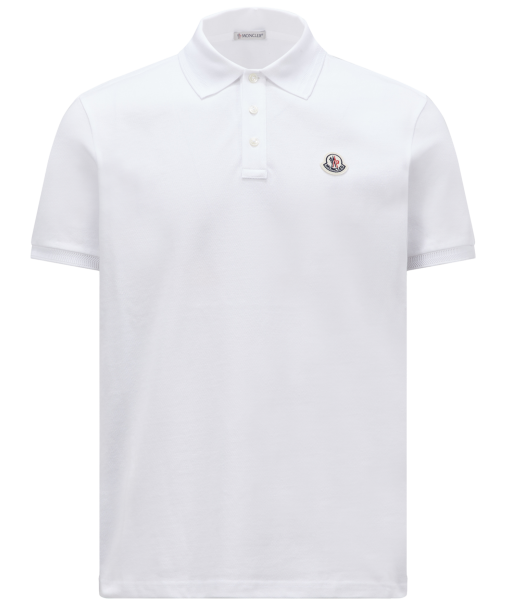 MONCLER - POLO CLASSIQUE BLANC Les êtres humains sont 