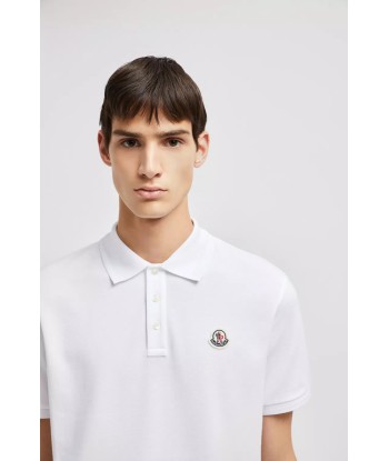 MONCLER - POLO CLASSIQUE BLANC Les êtres humains sont 