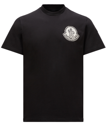 MONCLER - T-SHIRT NOIR LOGO PIXEL acheter