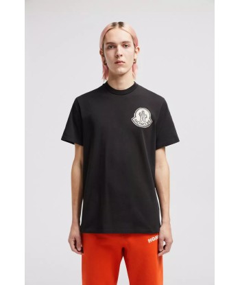 MONCLER - T-SHIRT NOIR LOGO PIXEL acheter