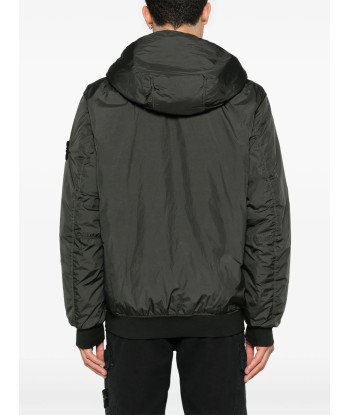 STONE ISLAND - VESTE A CAPUCHE CRINKLE 50% de réduction en Octobre 2024