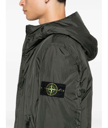 STONE ISLAND - VESTE A CAPUCHE CRINKLE 50% de réduction en Octobre 2024