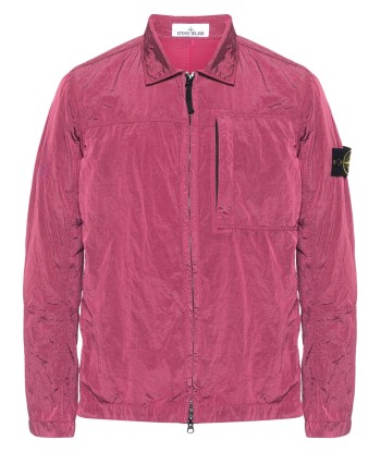 STONE ISLAND - SURCHEMISE NYLON MÉTAL VIOLETTE Profitez des Offres !