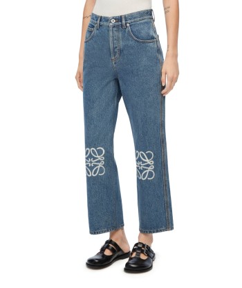 LOEWE - ANAGRAM CROPPED JEANS sur le site 