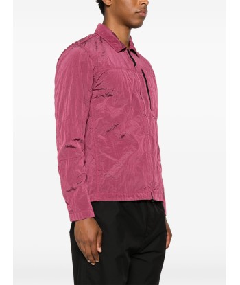 STONE ISLAND - SURCHEMISE NYLON MÉTAL VIOLETTE Profitez des Offres !