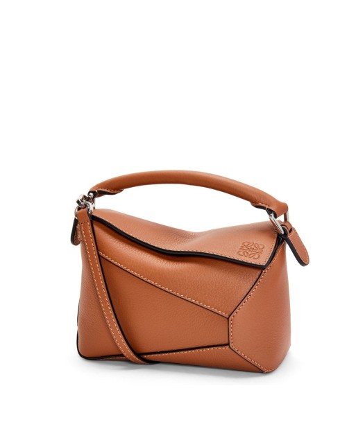 LOEWE - Puzzle edge mini bag marron Véritable concentré