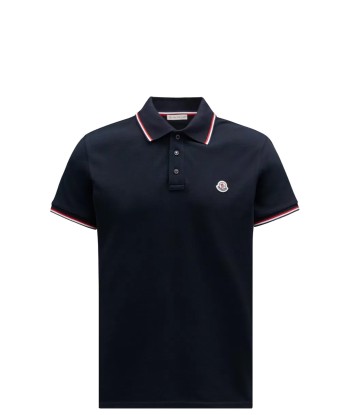 MONCLER - Polo bleu nuit l'achat 