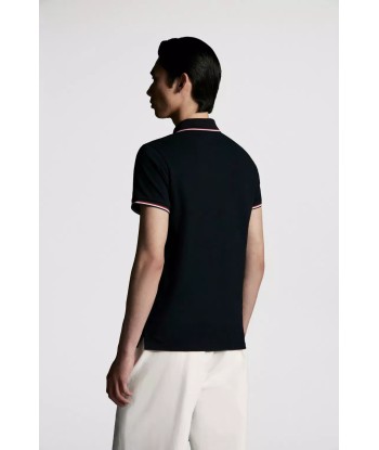 MONCLER - Polo noir soldes