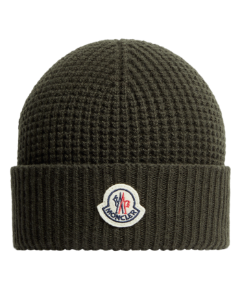 MONCLER - BONNET KHAKI Par le système avancé 