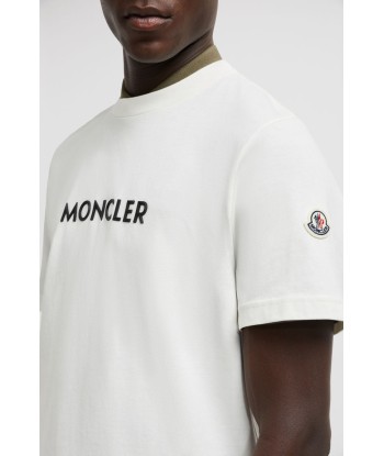 MONCLER - T-SHIRT À LOGO CAOUTCHOUTÉ Faites des économies