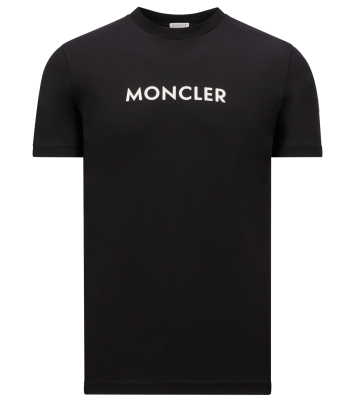 MONCLER - T-SHIRT À LOGO CAOUTCHOUTÉ Paris Déstockage Promo