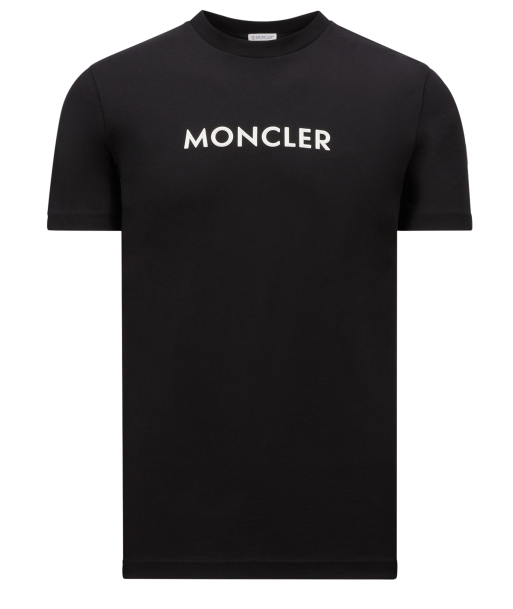 MONCLER - T-SHIRT À LOGO CAOUTCHOUTÉ Paris Déstockage Promo