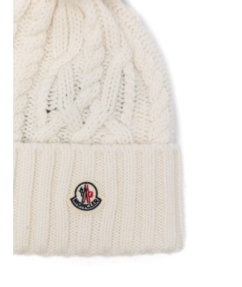 MONCLER -  Bonnet à pompon blanc vente chaude votre 