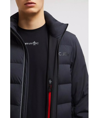 MONCLER GRENOBLE - Doudoune courte Pocol bleu nuit les ligaments