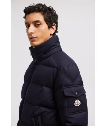 MONCLER - Doudoune courte Montgenevre bleu marine Faites des économies