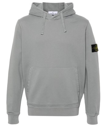 STONE ISLAND - Sweat a capuche Gris Découvrez la collection