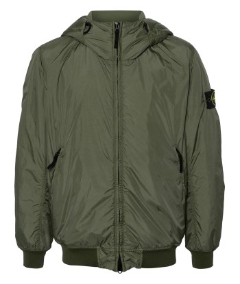 STONE ISLAND - VESTE A CAPUCHE CRINKLE Amélioration de cerveau avec