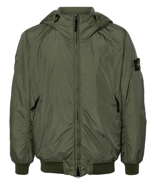 STONE ISLAND - VESTE A CAPUCHE CRINKLE Amélioration de cerveau avec