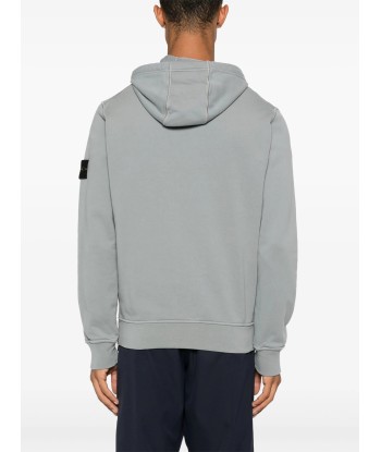 STONE ISLAND - Sweat a capuche Gris Découvrez la collection