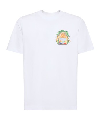 CASABLANCA - T-shirt Triomphe d'orange blanc du meilleur 