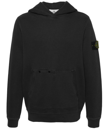 STONE ISLAND - Hoodie épais Noir de votre