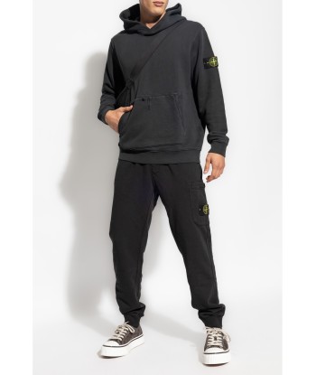 STONE ISLAND - Hoodie épais Noir de votre