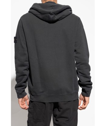 STONE ISLAND - Hoodie épais Noir de votre