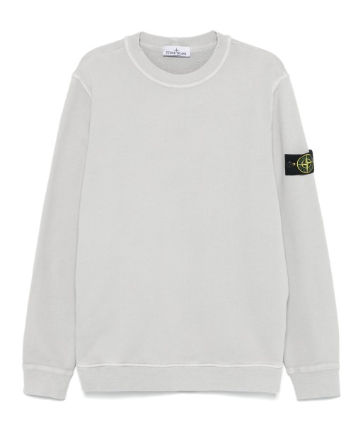 STONE ISLAND - Crewneck à poche gris les muscles