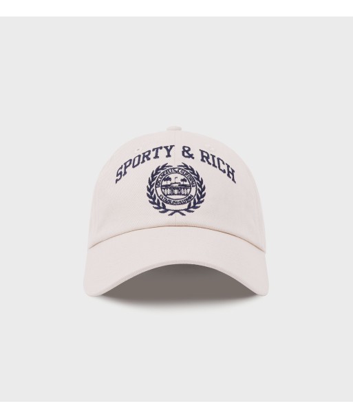 SPORTY & RICH - VARSITY CREST EMBROIDERED HAT de la marque