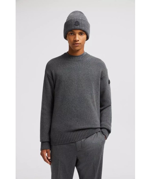 MONCLER - Crewneck gris livraison et retour toujours gratuits