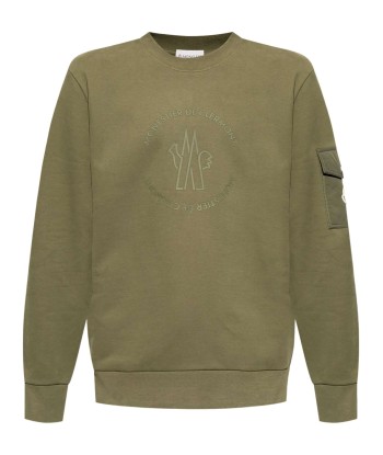 MONCLER GRENOBLE - Sweatshirt Kaki les muscles