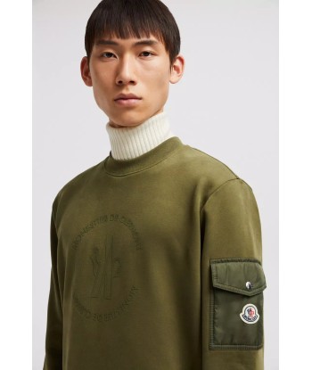 MONCLER GRENOBLE - Sweatshirt Kaki les muscles