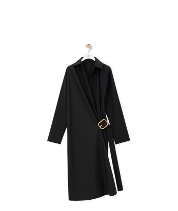 LOEWE - Robe ceinturée en laine l'achat 