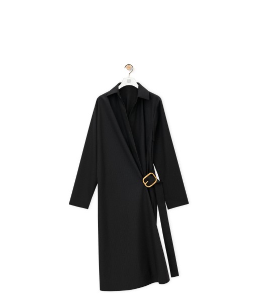 LOEWE - Robe ceinturée en laine l'achat 