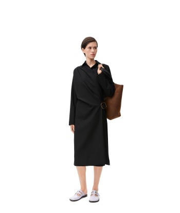 LOEWE - Robe ceinturée en laine l'achat 