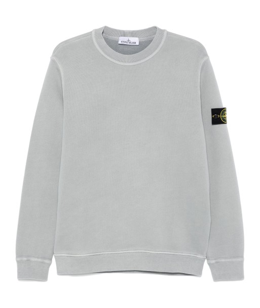 STONE ISLAND - Crewneck à poche gris perle ouvre sa boutique