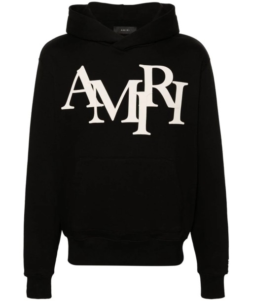 AMIRI hoodie Staggered à patch logo vous aussi creer 