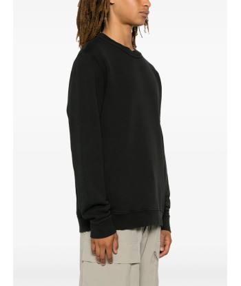 STONE ISLAND - Crewneck à poche noir de pas cher