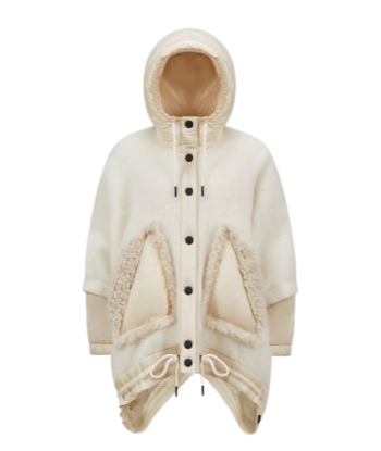 MONCLER - Cape en laine, alpaga et mohair Les êtres humains sont 