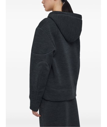 JIL SANDER - Hoodie en laine à lien de resserrage Profitez des Offres !