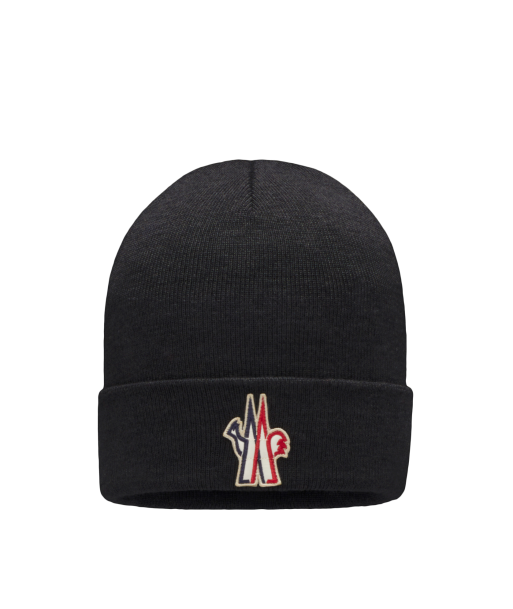 MONCLER GRENOBLE - Bonnet noir Véritable concentré