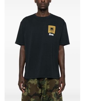 RHUDE - TEESHIRT CHEVRON LOGO REPEAT Découvrez la collection