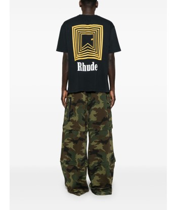 RHUDE - TEESHIRT CHEVRON LOGO REPEAT Découvrez la collection