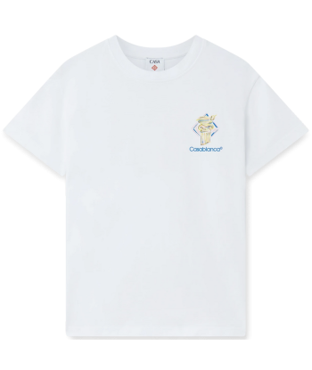 CASABLANCA - T-SHIRT DIAMOND COLUMN BLANC Vous souhaitez 