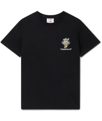 CASABLANCA - T-SHIRT DIAMOND COLUMN NOIR store